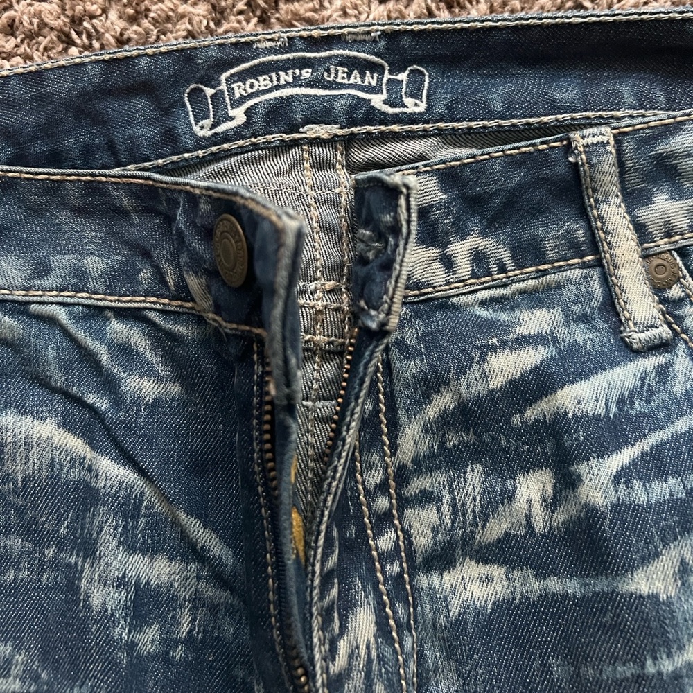 Robin's Jean Distressed Blue Relaxed Jeans